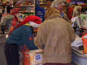 A Scout Christmas Bag Packing